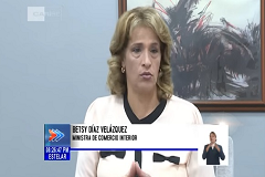 Ministra de Comercio Interior, Betsy Díaz Velázquez